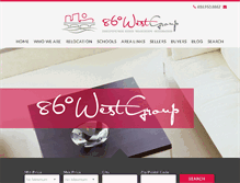 Tablet Screenshot of 86degreeswest.com